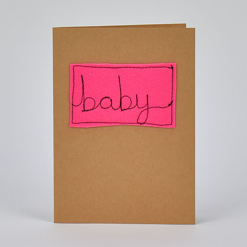 Baby Handmade Greeting Card