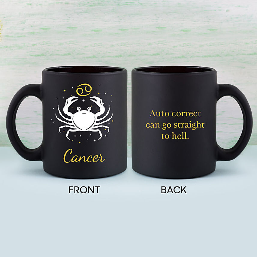 Black Mug For Cancer