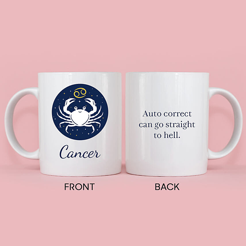 White Mug For Cancer