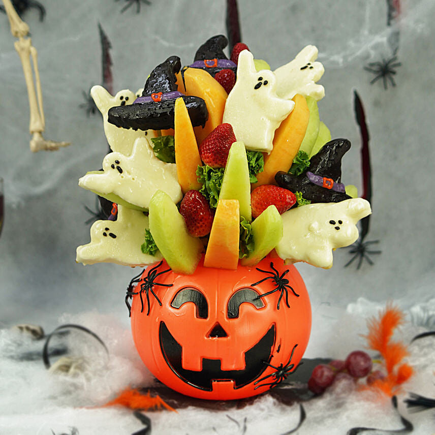 Witches and Ghost Fruit Bouquet