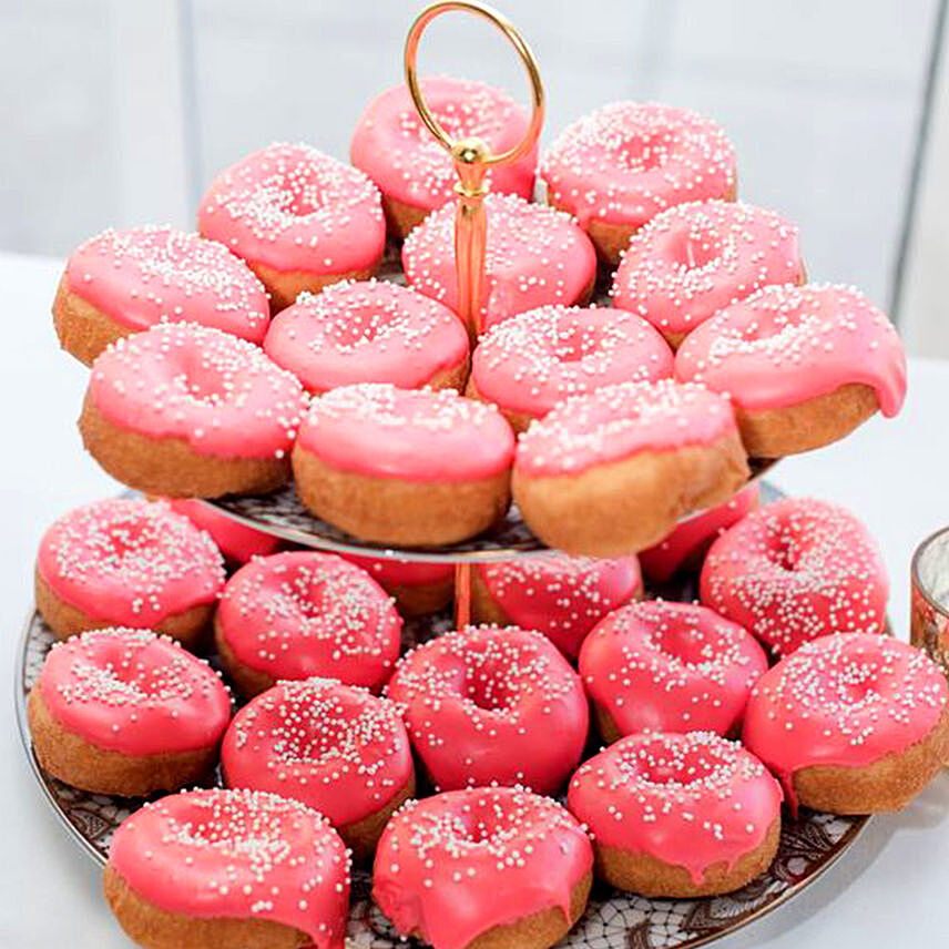 Pink Chocolate Donut Collection