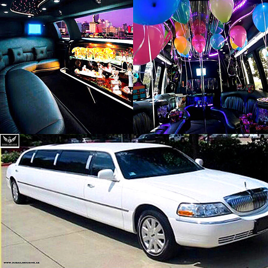 Lincoln Limousine Experience With Balloon Decor