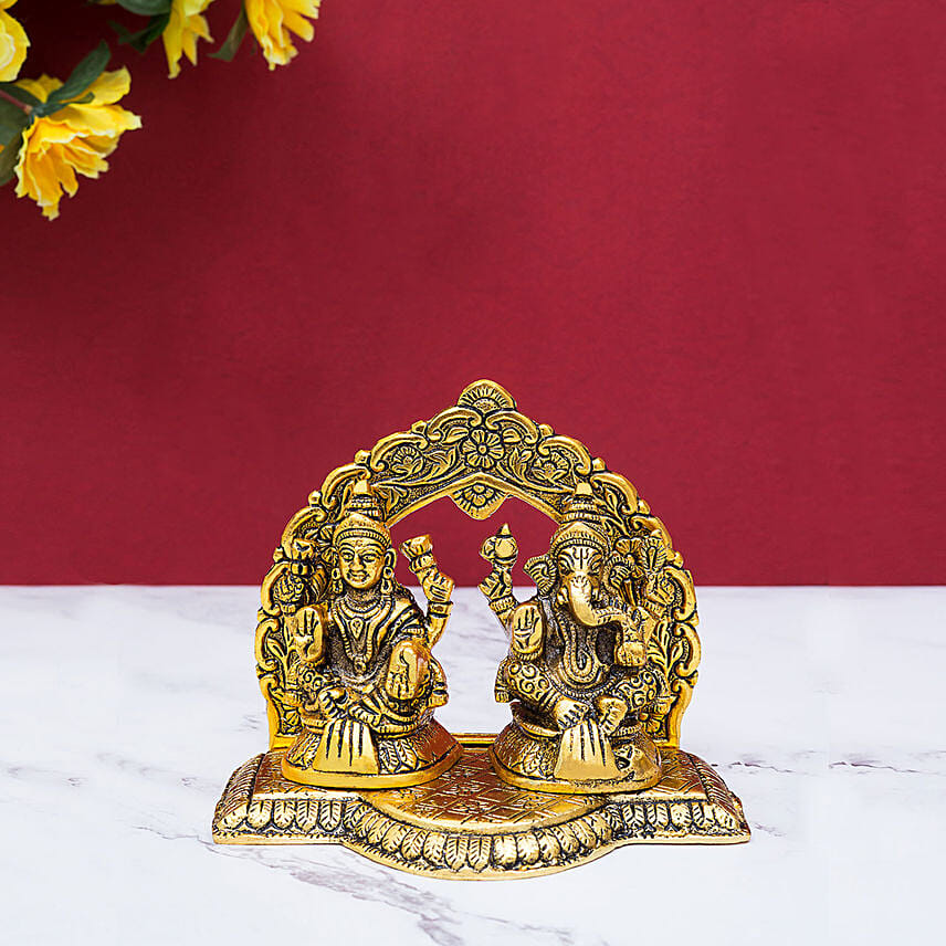 Lord Ganesha & Laxmi Decorative Diya