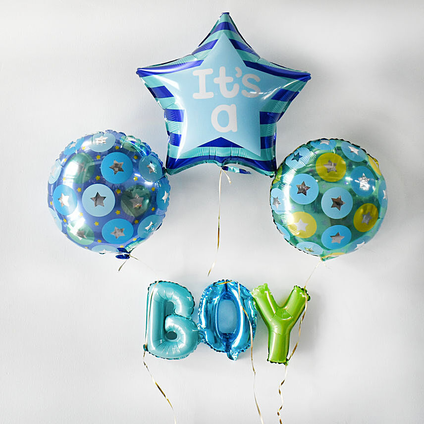 Its Baby Boy Balloon Set