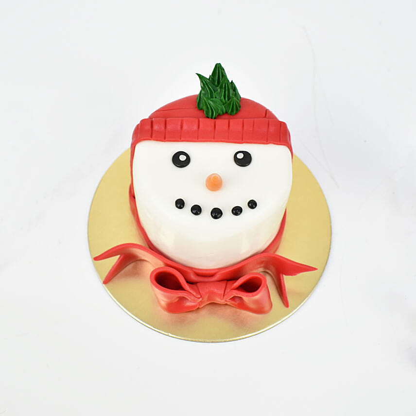 Mono Cake Snow Man