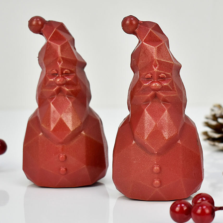 Two Red Santa Chocolate