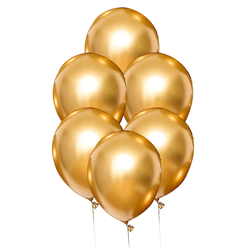 Gold Chrome Balloons