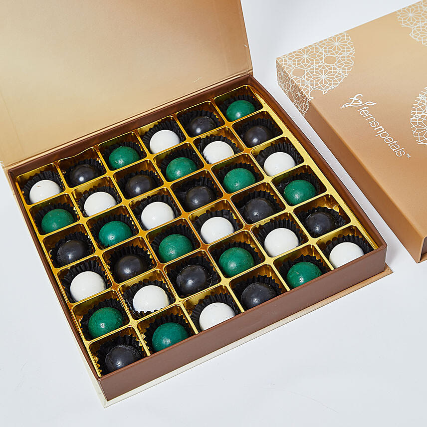 Tri Color Box Order Tri Color Chocolate Truffles Box Big Online | Same-Day Delivery ...