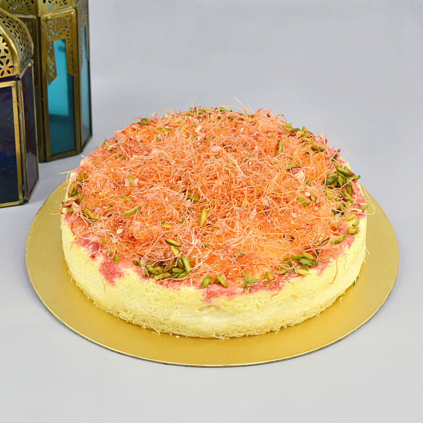 Delicious Kunafa Cheese Cake