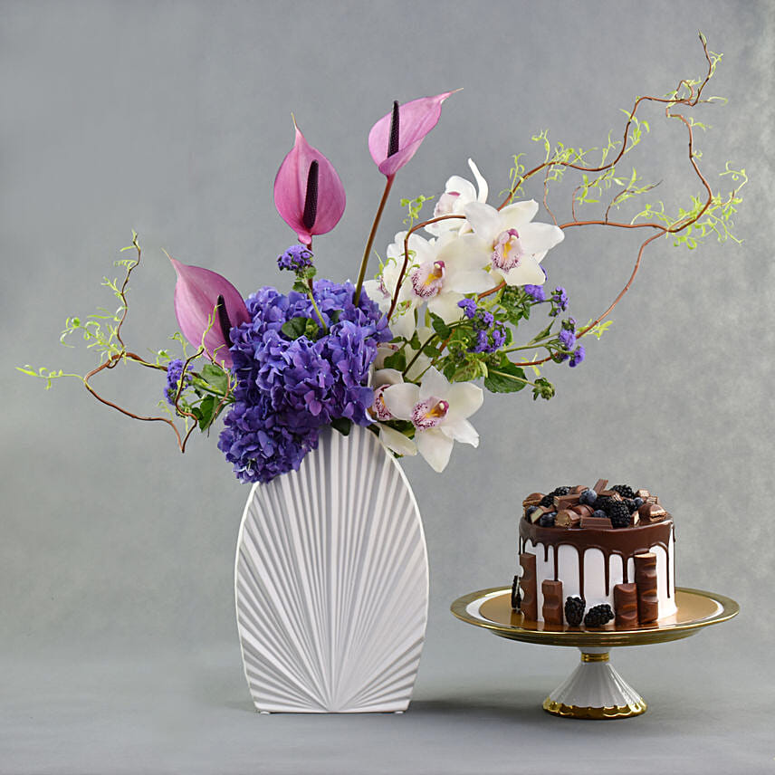 Moonlight Flowers and Cake