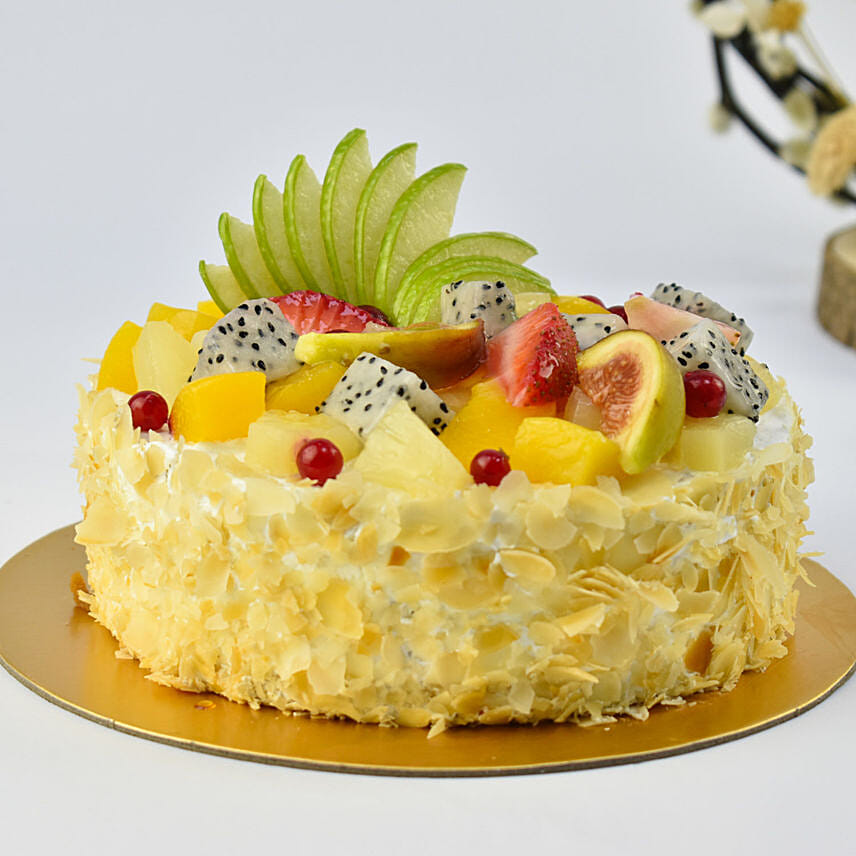 Online Vegan Fruit Cake Half Kg Gift Delivery in UAE FNP