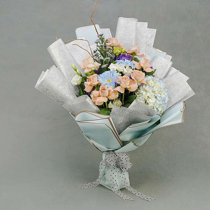 Behind Blue Eyes Bouquet