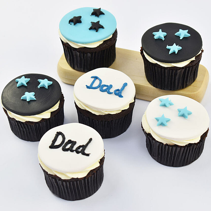 Starry Cupcake For Dad