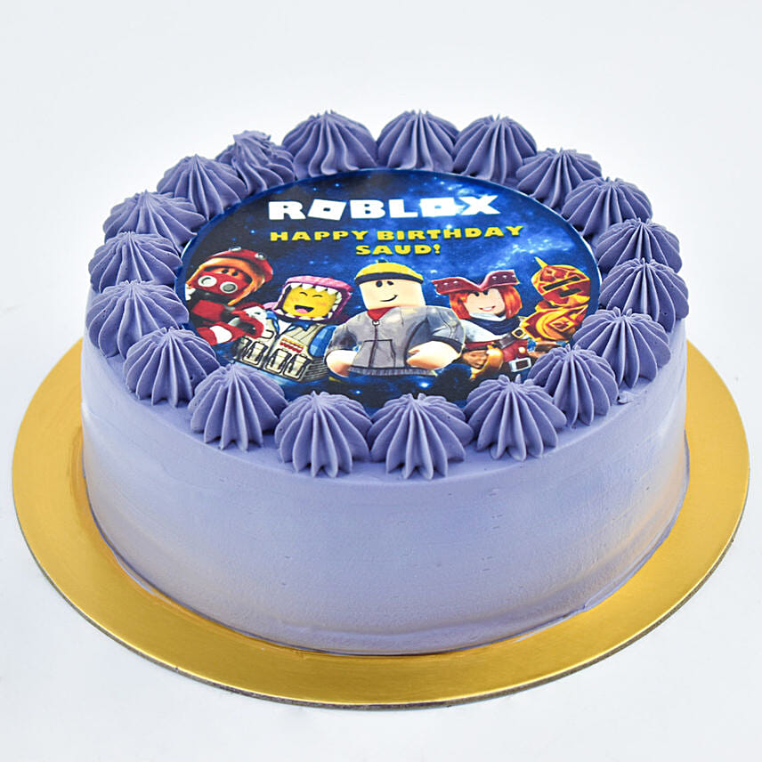 Roblox Birthday Celebration Chocolate Cake 4 Portion