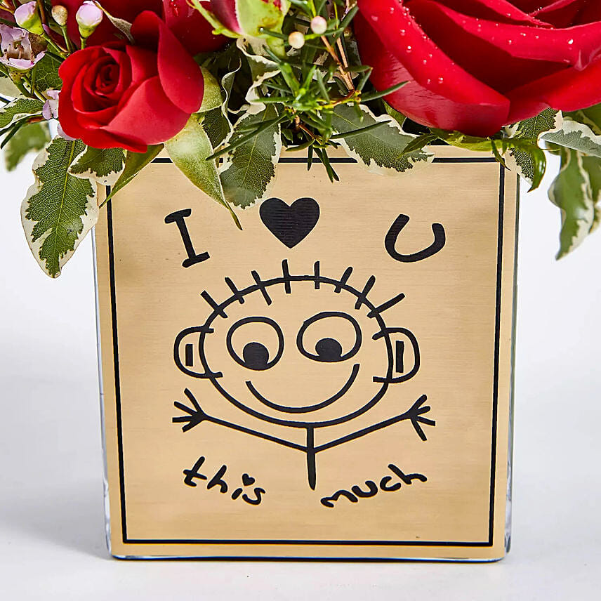 Online Boundless love rose bouquet Gift Delivery in UAE - FNP