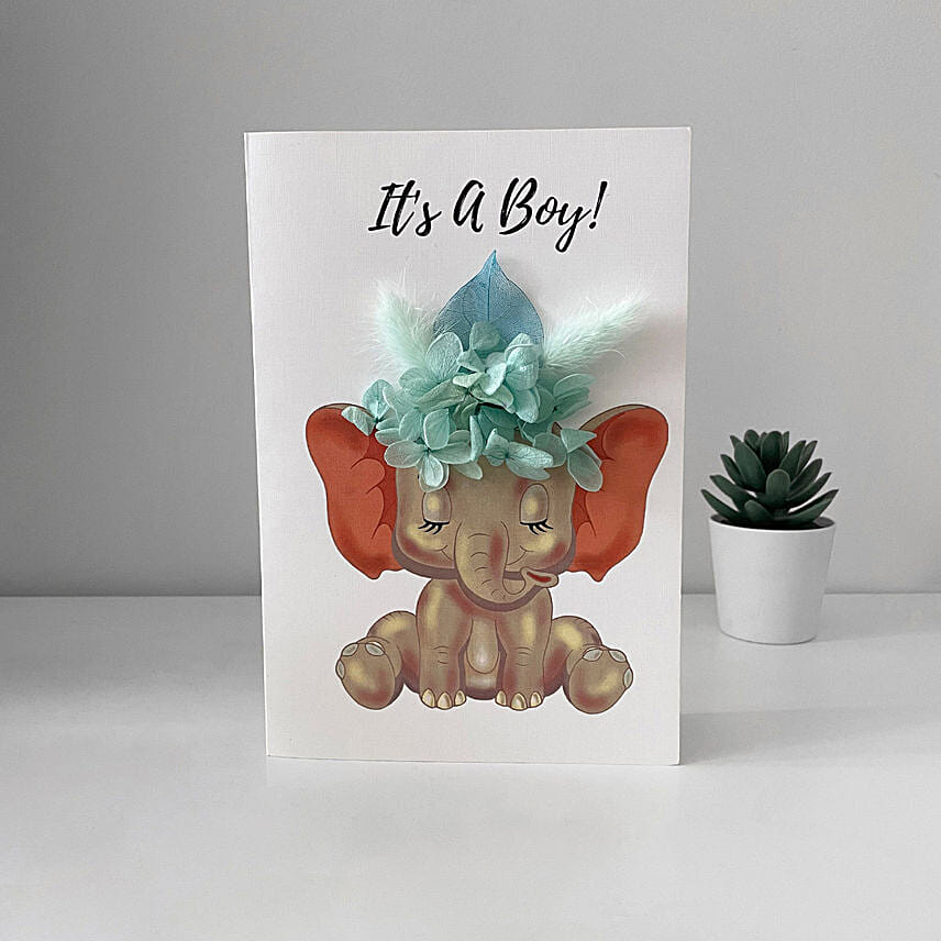 It's A Boy New Baby Card