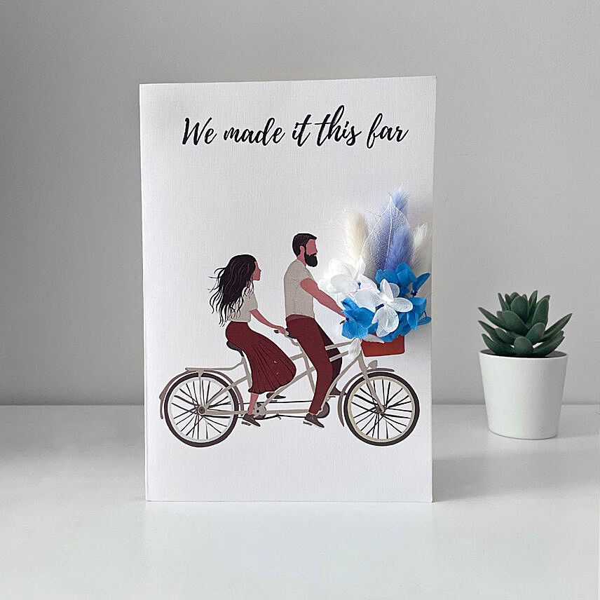 We made it this far Couples Card