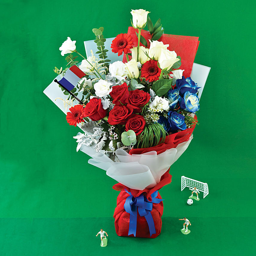 France Theme Flower Bouquet