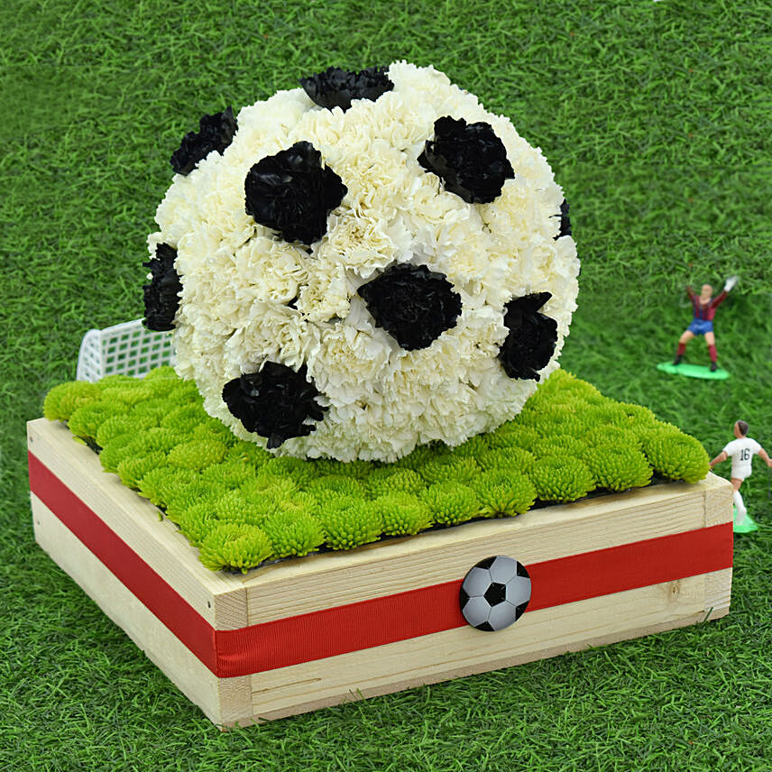Flower Football in a Tray
