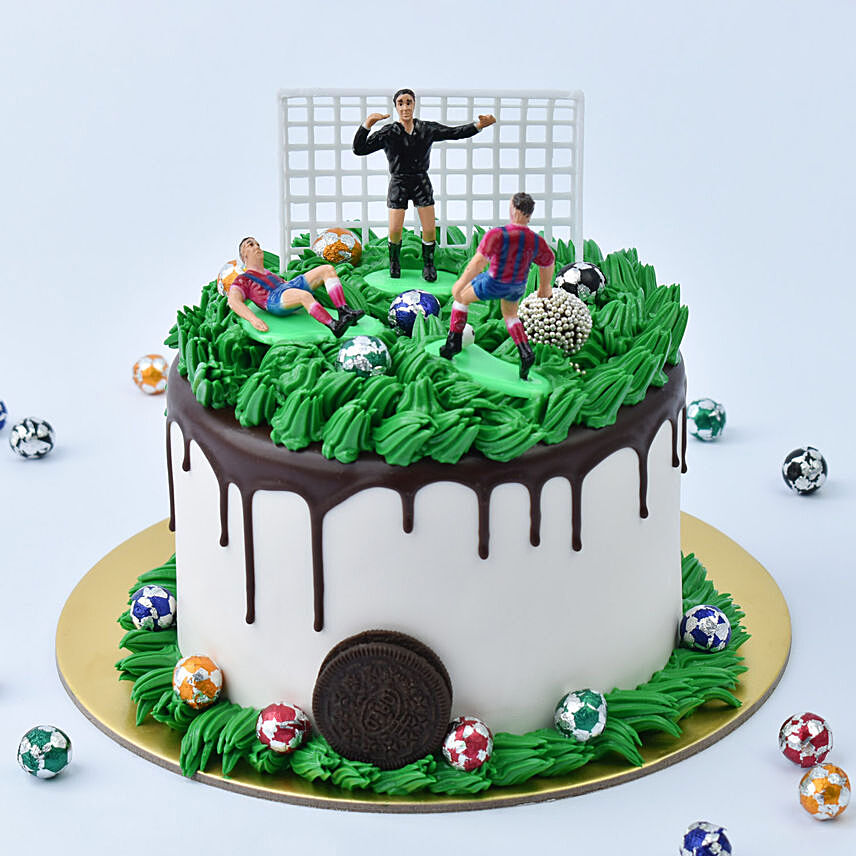 Football Madness Designer Chocolate Cake
