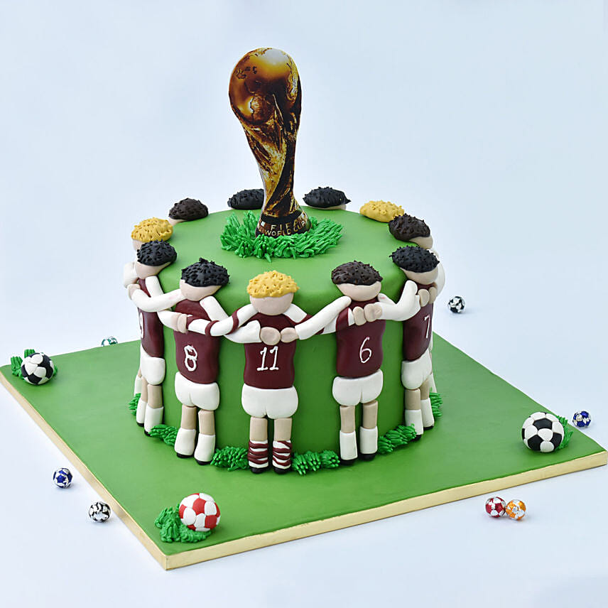 Football Team Designer Chocolate Cake