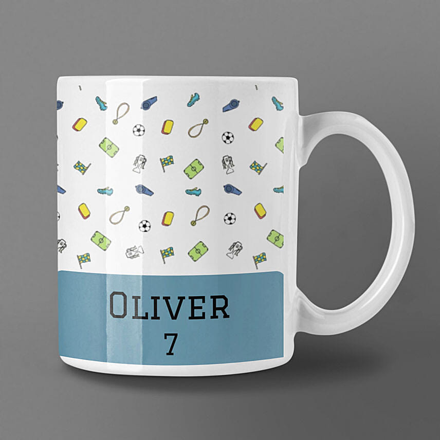 Personalised Soccer Fan Mug