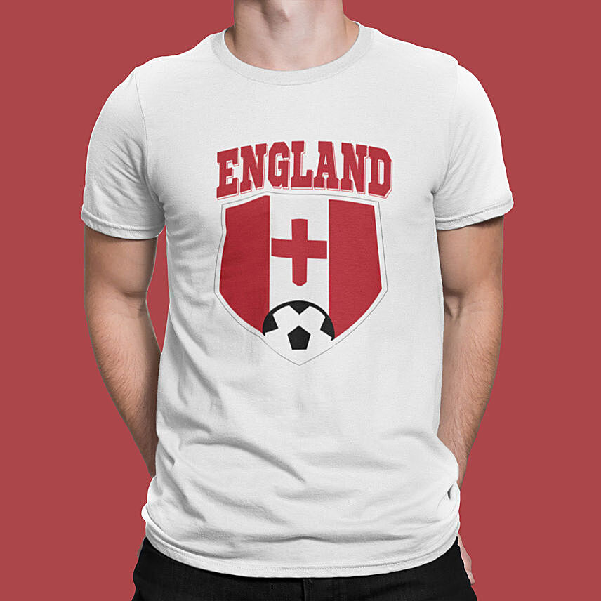 Unisex Soccer T Shirt England S