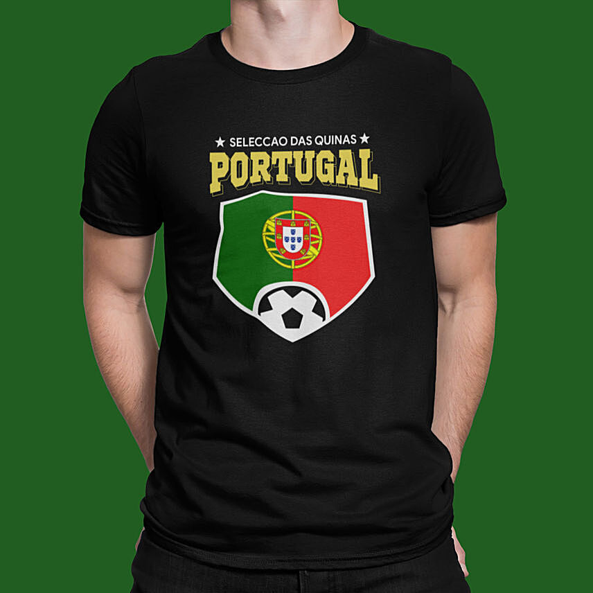Unisex Soccer T Shirt Portugal S