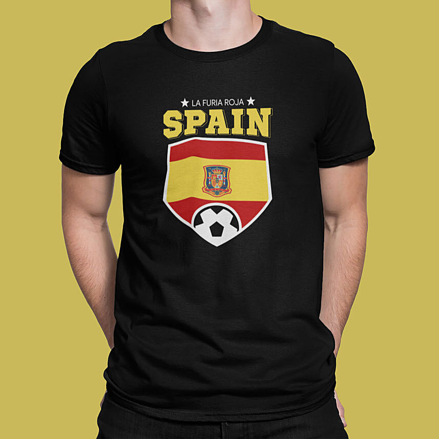 Unisex Soccer T Shirt Spain S