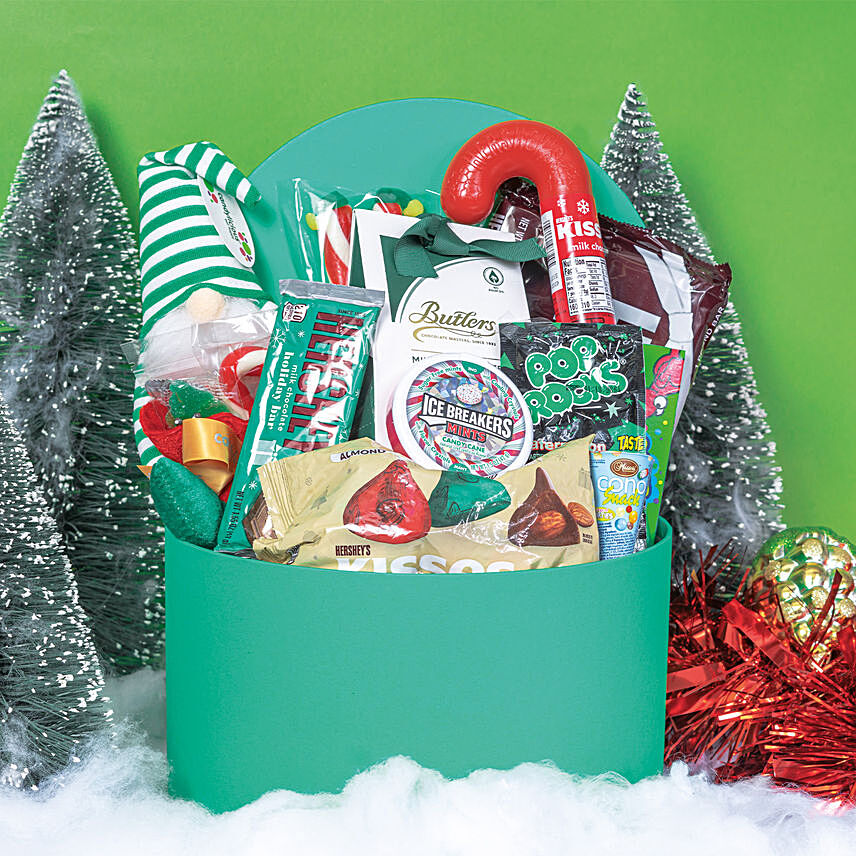 Festive Green Giftbox Large By Candylicious