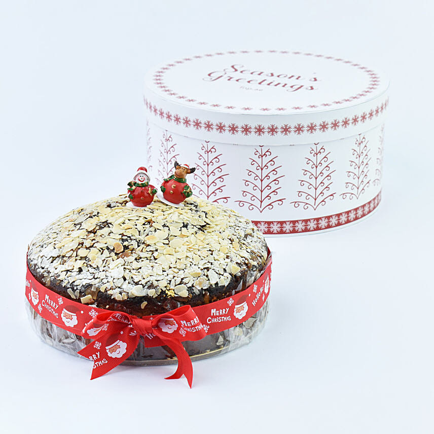 Rich Christmas Almond Plum Cake