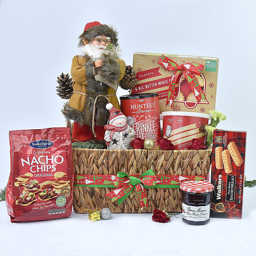 Taste Of Christmas Hamper With Santa