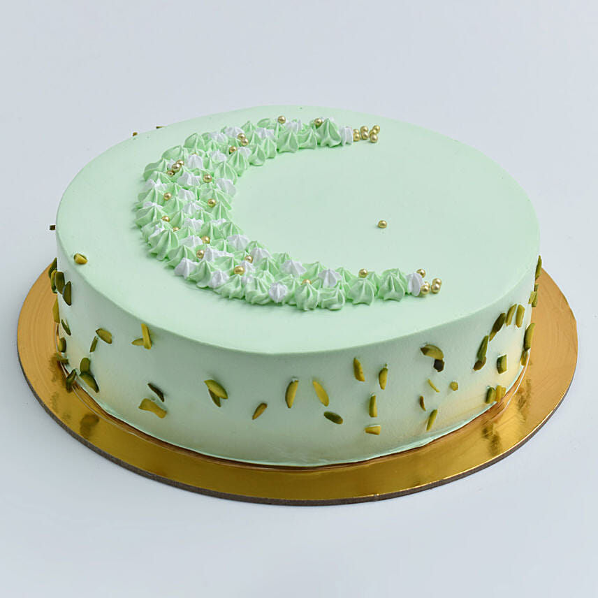 Pistachio Kunafa Cake