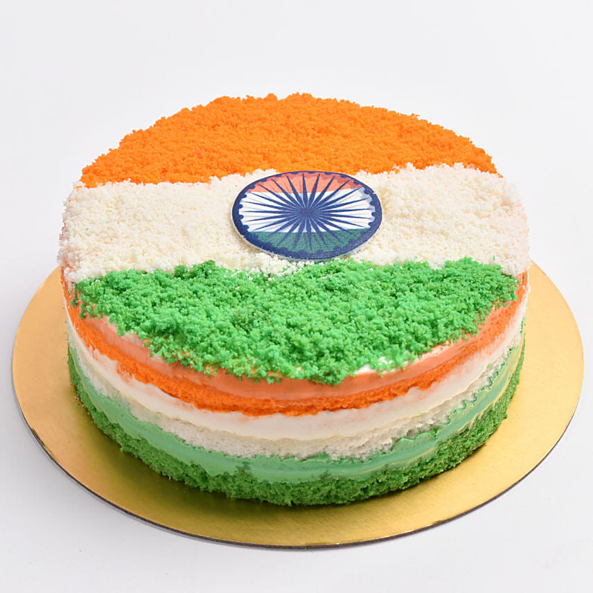 Indian Independence Day special Tri Color cake on plate near swimming Pool  Stock Photo - Alamy