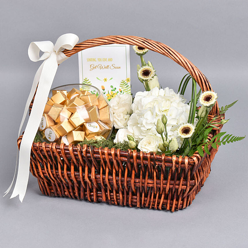 Get well soon basket online