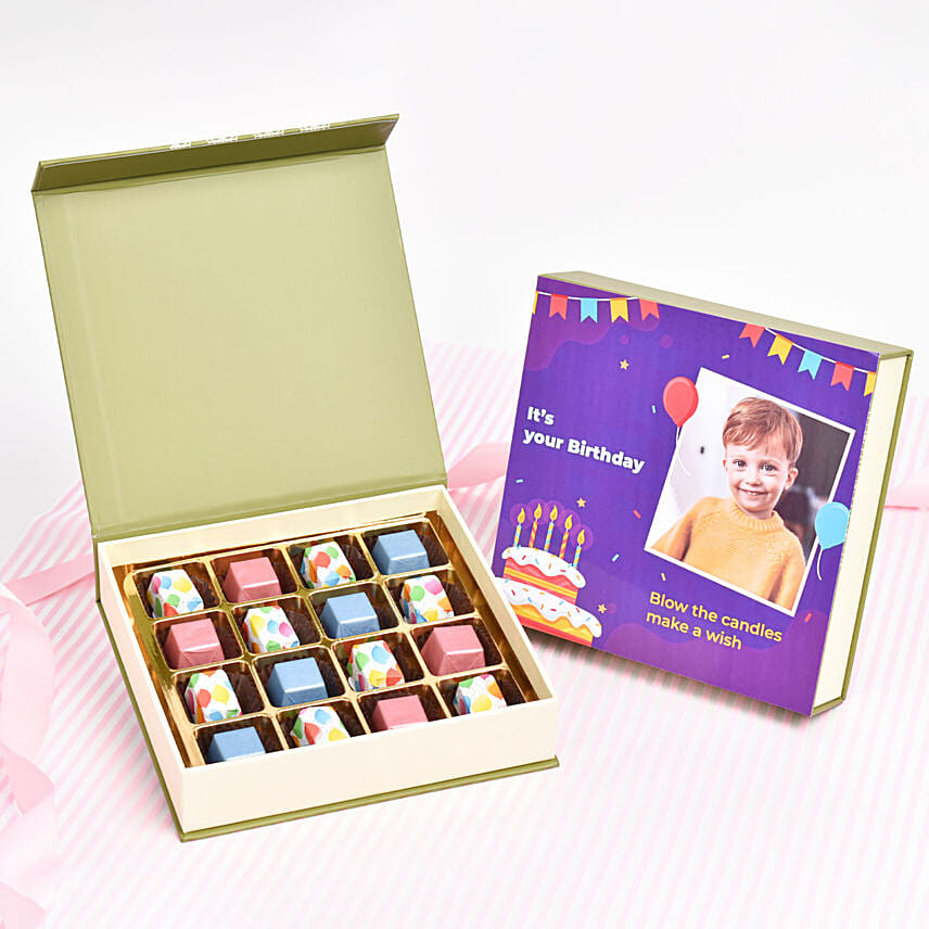 Customized Chocolate Box Send Personalised Chocolates, Personalised Chocolate Hamper - fnp.ae