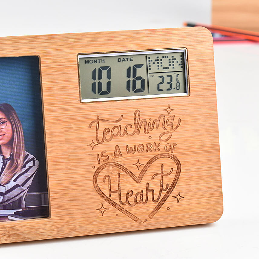 Online Personalised Digital Clock For Teacher Gift Delivery in UAE FNP
