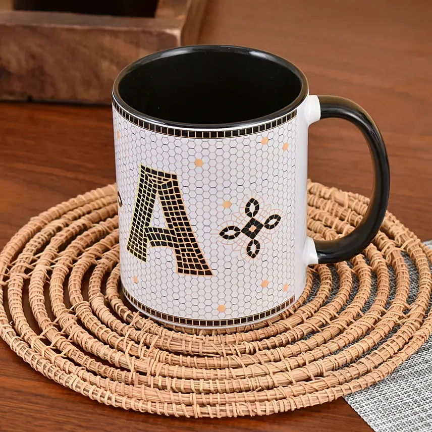 personalised alphabet mug