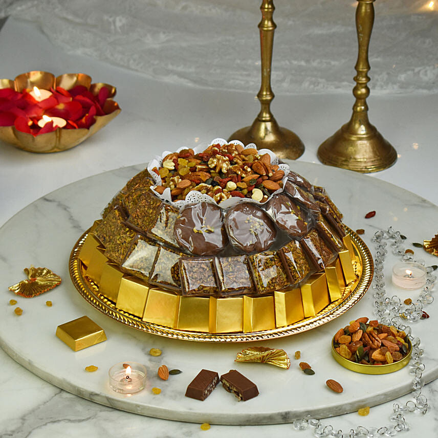 Indulgence Chocolates and Nuts Platter