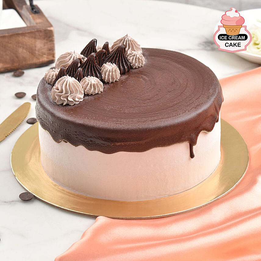 Online Chocolate Classic Ice Cream Cake 12 Portions Gift Delivery in