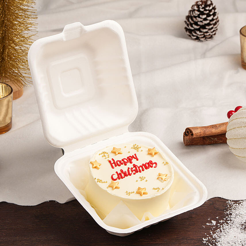 Happy Christmas Bento Cake 200 Grams