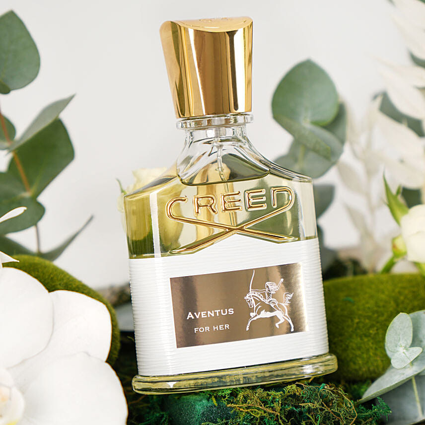 Online White Beauty with Creed Aventus Perfume For Her Gift Delivery in