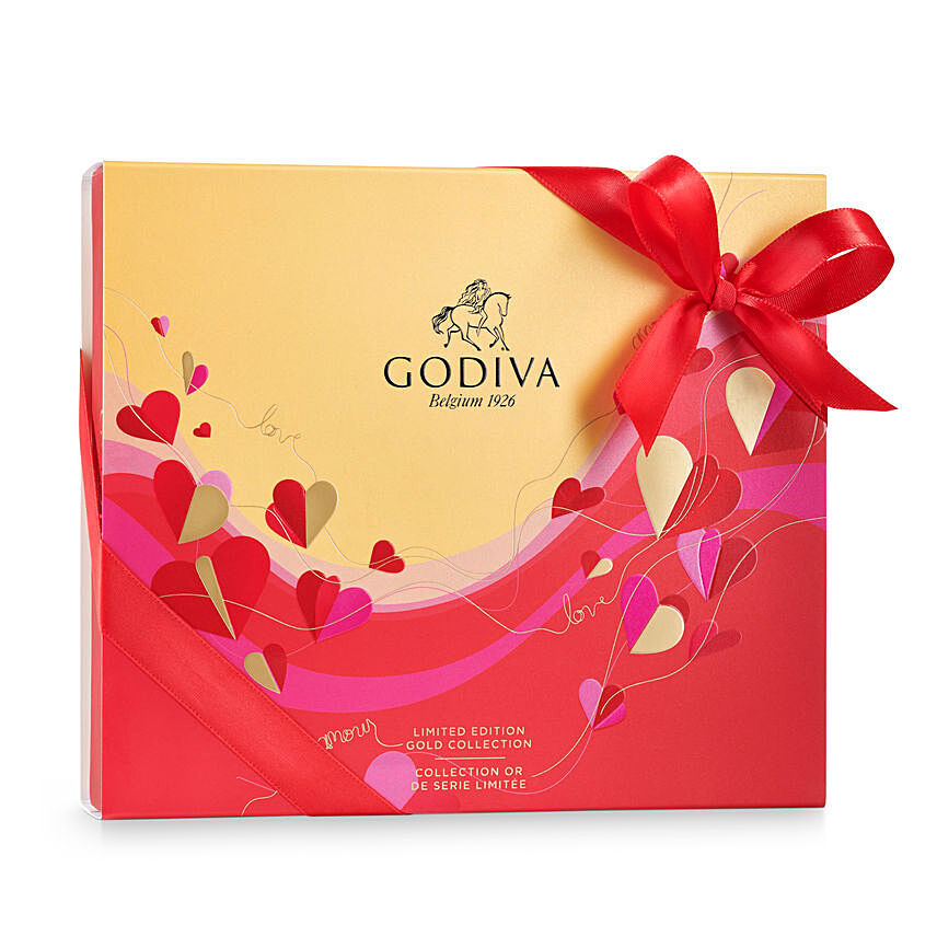 شوكولاتة جوديفا - كوليكشن عيد الحب بوكس 56 قطعة متنوعة