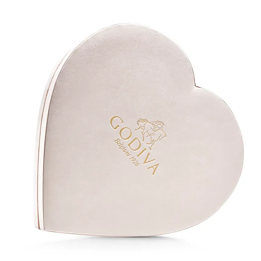 Coeur Gift Box Beige 12 Pc By Godiva