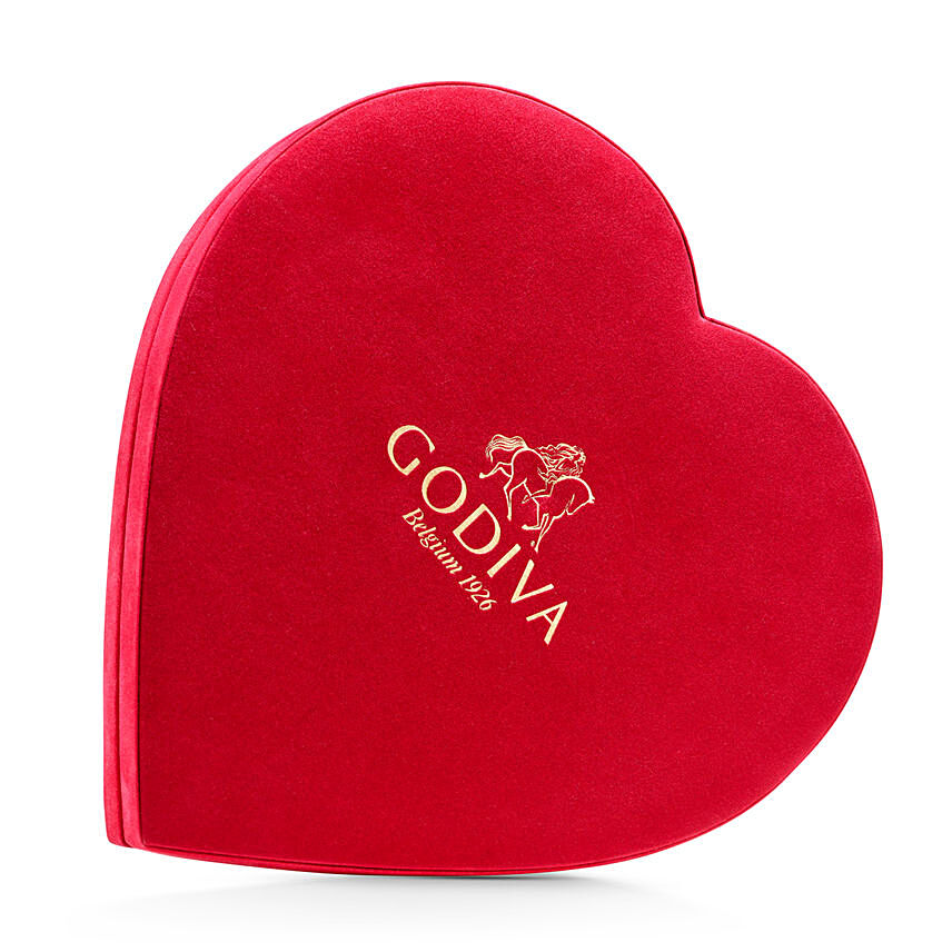 Coeur Gift Box Red 12 Pc By Godiva