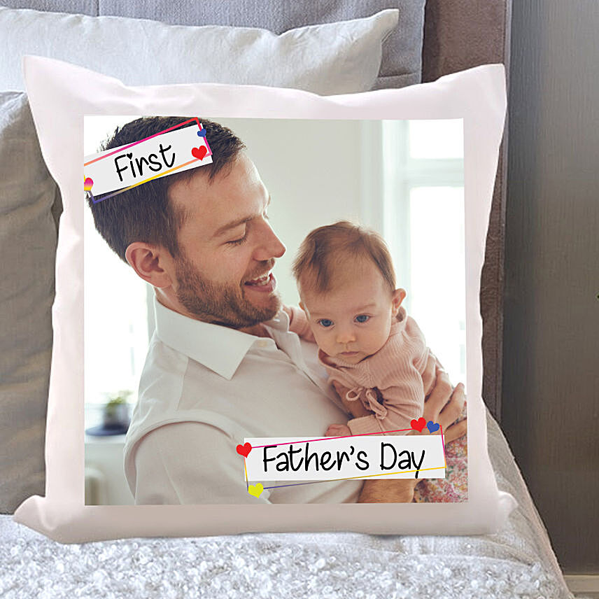 First Fathers Day Cushion