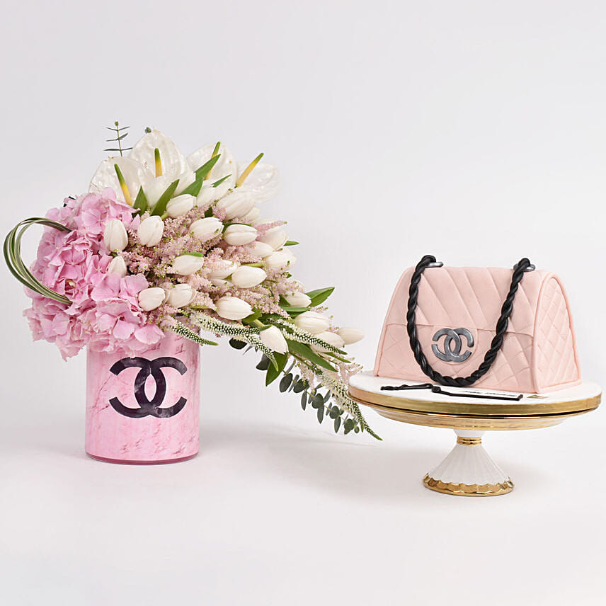 Flowers Luxe and Designer Cake