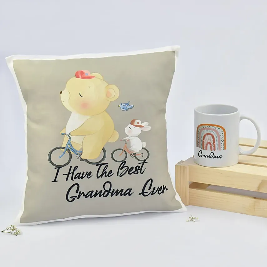 Grandma Cushion and Mug Combo