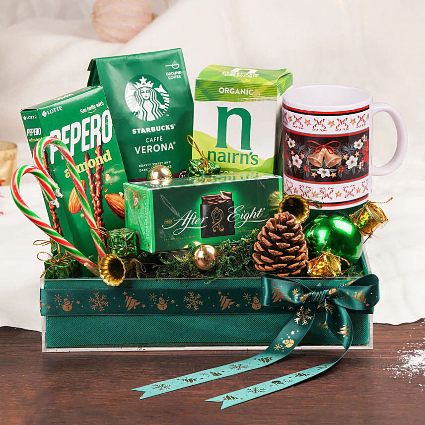 Green Christmas Gift Hamper