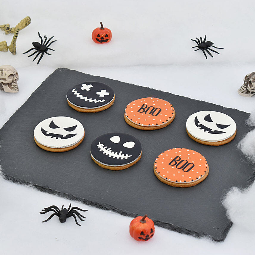 Halloween Scary Cookies 6Pcs